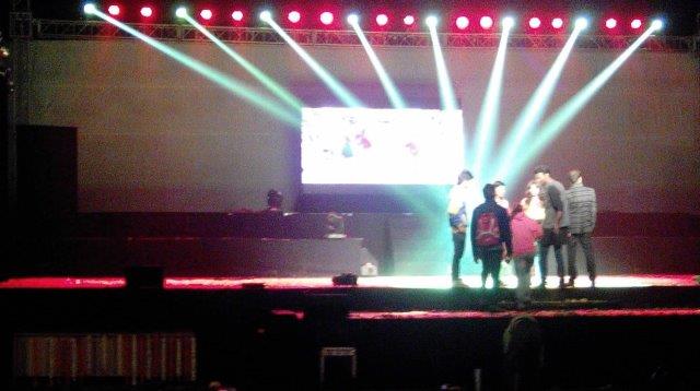 top stage and light setup udaipur